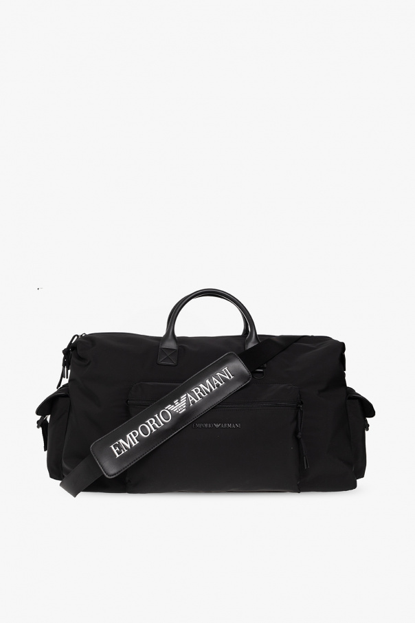 Black Holdall bag Emporio Armani Llavero GenesinlifeShops